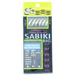  Valor Sabiki Iridescent (aroura) Green Glo Head 6 Drop 