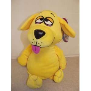  CuddleUppets 14 Yellow Puppy Plush with Sound: Toys 