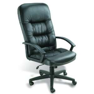  HIGH BACK EXECUTIVE CHAIR TOP GRAIN LEATHER: Kitchen 
