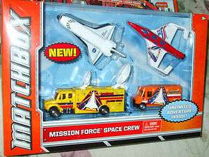 BRAND NEW FOR 2012 MATCHBOX SKYBUSTERS MISSION FORCE SPACE CREW 4 PC 