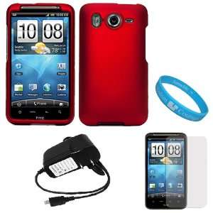  Red Durable Protective Rubberized Crystal Hard Case Cover 