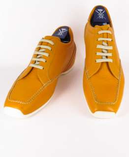 New $475 Sutor Mantellassi Yellow Shoes 8/7  