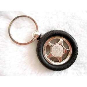  Tire Shape Car Keychain With BUICK Logo: Automotive