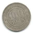 BRAZIL 1889 100 REIS SILVER COIN