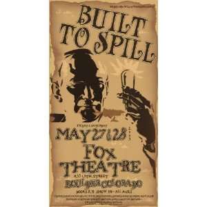 Built To Spill Boulder Original Concert Poster MINT 