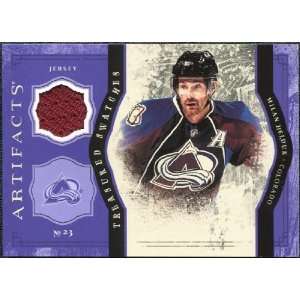   Treasured Swatches Purple #TSMH Milan Hejduk Sports Collectibles