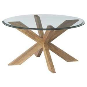  Arteriors Gwenieve Wood/Glass Cocktail Table: Furniture 