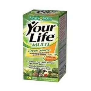  Natures Bounty Your Life Green Source Multivitamin 