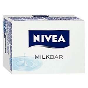  Nivea Milk Bar Soap 100g  (Case of 6 Pcs): Health 