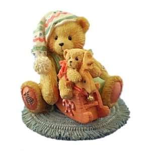 Cherished Teddies Hans Bear with Rocking Horse Figurine 