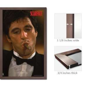  Slate Framed Scarface Movie Poster Cigar Mint Fr1015