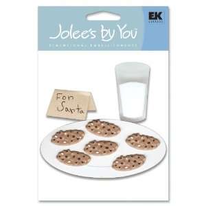   By You Cookies and Milk Dimensional Stickers Arts, Crafts & Sewing