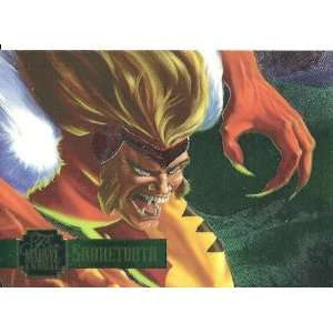  1995 Marvel Flair Annual Powerblast SABRETOOTH #9/24 Mint 