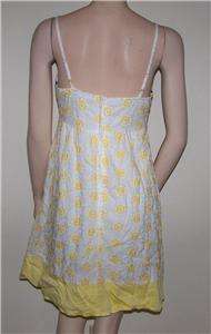 Mymichelle Size 3/4 Small Yellow Floral Summer Dress  