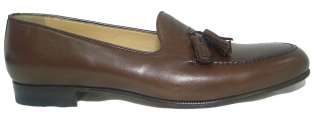 Moreschi Mens Meta Congnac Brown Leather Shoes Size 11 N NEW SALE 