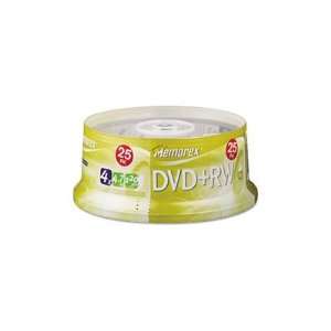  DVD+RW Discs   4.7GB, 4x, Spindle, Silver, 25/Pack(sold in 