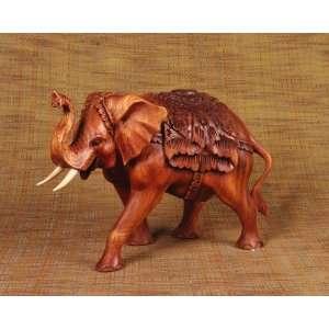  Miami Mumbai Carving Elephant   Happiness   Teak   10 