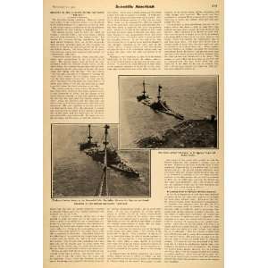  1907 Article Sunken British Battleship Montagu Clean Up 