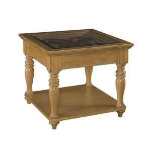   4933 000 Bryson Square Lamp Table in Warm Pine Stain: Home & Kitchen