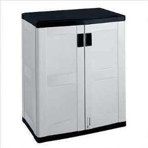  Suncast Outdoor Base Cabinet Gray/Black