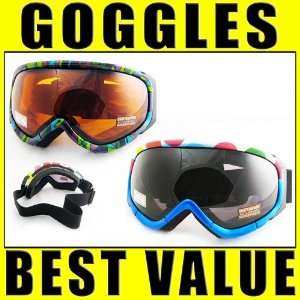  Ski Snowboard Snow Glasses Sun Goggles Sport Lens Anti Fog 
