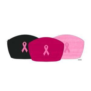  Breast Cancer Dupioni Silk Cosmetic Bags Beauty