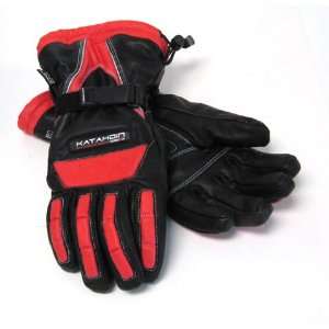  Vertex Leather Glove   Black &red X large Automotive