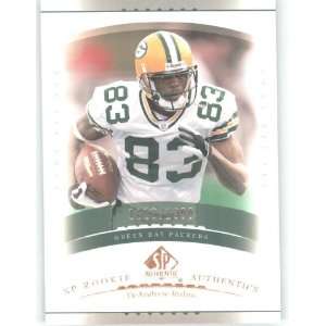  2003 SP Authentic #183 DeAndrew Rubin RC   Green Bay 