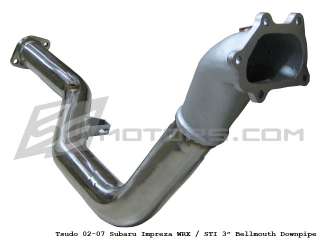 Tsudo Racing 02 03 04 05 06 07 WRX Wagon STI 376mm Bellmouth Downpipe 