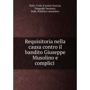   , Italy. Pubblico ministero Italy. Corte dassise (Lucca) Books