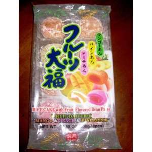 Japanese Fruits Daifuku Mochi (Rice Cake) Kyoshin   3 Flavors Mango 
