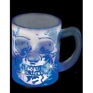   New Plastic Halloween LED Skull Party Mugs Beer Glasses: Toys & Games