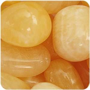  ORANGE CALCITE   Tumbled Stones 5 LARGE Crystals Health 