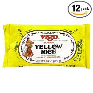 Vigo Yellow Rice, 8 Ounce (Pack of 12)  Grocery & Gourmet 