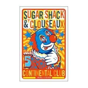  SUGAR SHACK   Limited Edition Concert Poster   by Uncle 