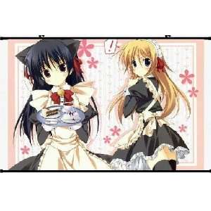   Kuro Neko Fiber Fabyic Wall Scroll 003 (DIY Supported)