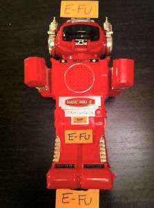 MAGIC MIKE II Vintage Talking Red ROBOT 1984 Good shape  