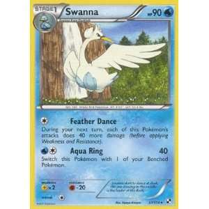  Pokemon   Swanna (37)   Black and White: Toys & Games