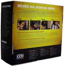KRK KNS6400 KNS 6400 STUDIO HEADPHONES+8GB USB STICK  
