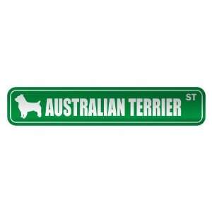     AUSTRALIAN TERRIER ST  STREET SIGN DOG: Home Improvement