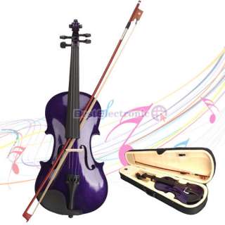   Spruce Acoustic 3/4 Violin Purple Perfect Student Instrument  
