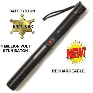 BATON 4 Million Volts with wrist strap and led flashlight//NOTE: Stun 