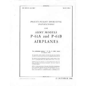  Northrop P 61 Aircraft Flight Manual Northrop Books