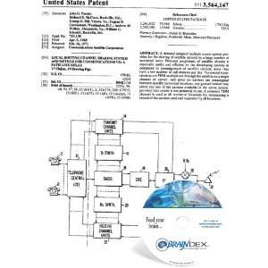  NEW Patent CD for LOCAL ROUTING CHANNEL SHARING SYSTEM AND 