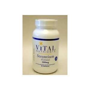  Vital Nutrients Strontium (Citrate)   90 Veg Caps: Health 