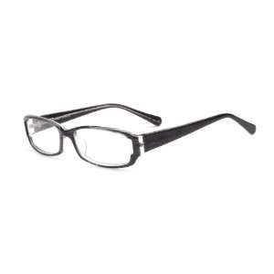  80301 prescription eyeglasses (Black/Clear): Health 