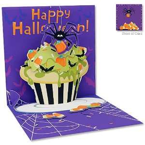  3D Greeting Card   SPIDER CUPCAKE   Halloween: Home 