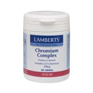  Lamberts Lamberts, Chromium Complex, 60 Tablets.: Beauty