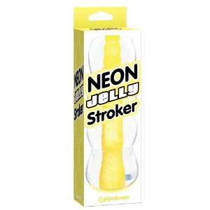  Pipedream Products Neon Jelly Strokers Yellow: Pipedreams 