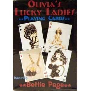  Ozone Olivias Bettie Page 53 Playing Cards: Toys & Games